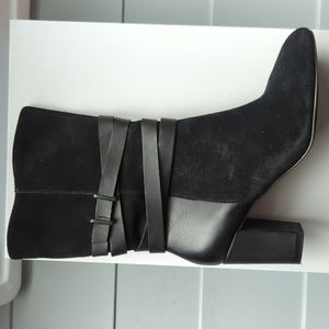 Halston Quinn leather boots